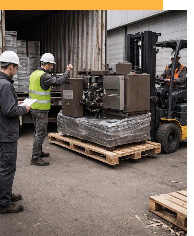 Доставка промышленного оборудования из Европы от 46598