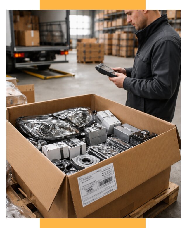 Доставка автозапчастей из Европы под ключ от 12944 р. | СетСервис-Мхч