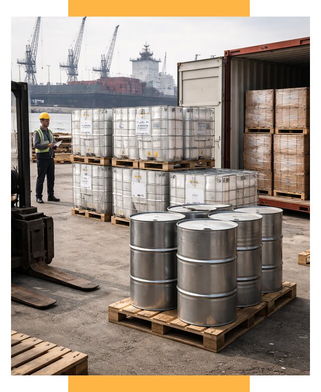 Доставка химического сырья из Индии от 258875 р. | СетСервис-Мхч