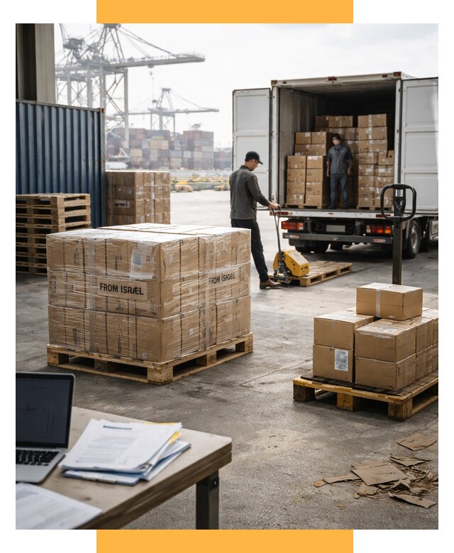 Доставка грузов из Израиля от 15533 р., логистика от СетСервис-Мхч