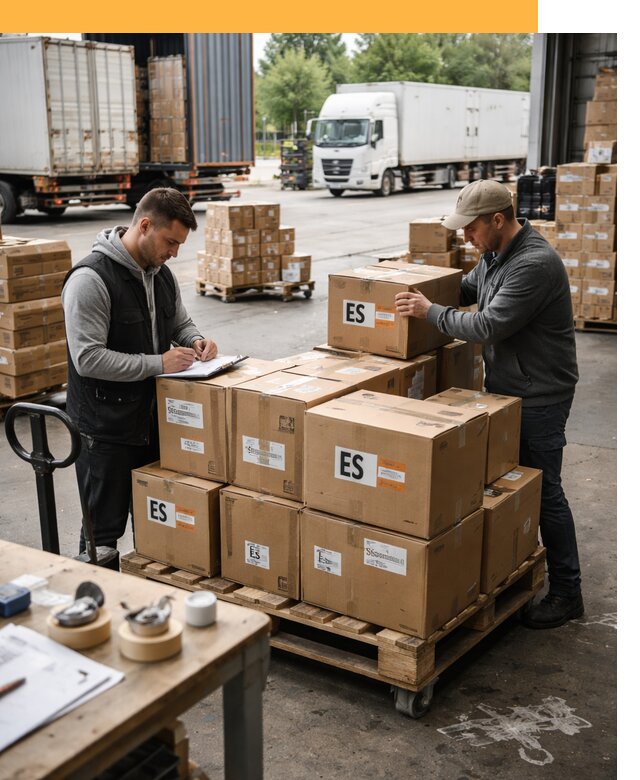 Доставка грузов в Испанию автотранспортом от 36243 руб