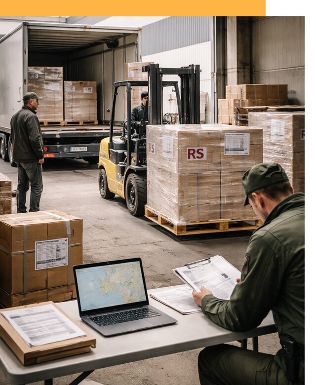 Доставка грузов в Сербию от 46598 руб, международные перевозки