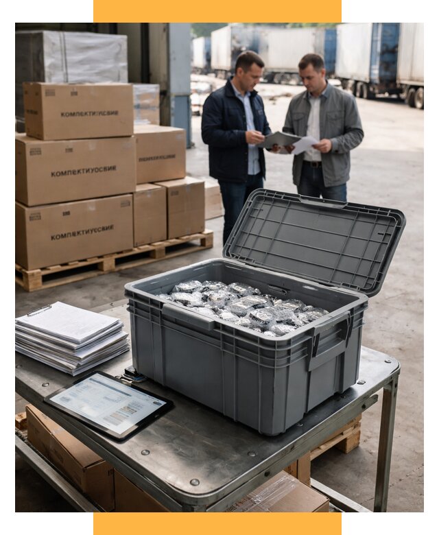 Перевозка комплектующих из Китая от 6731 р. | СетСервис-Мхч