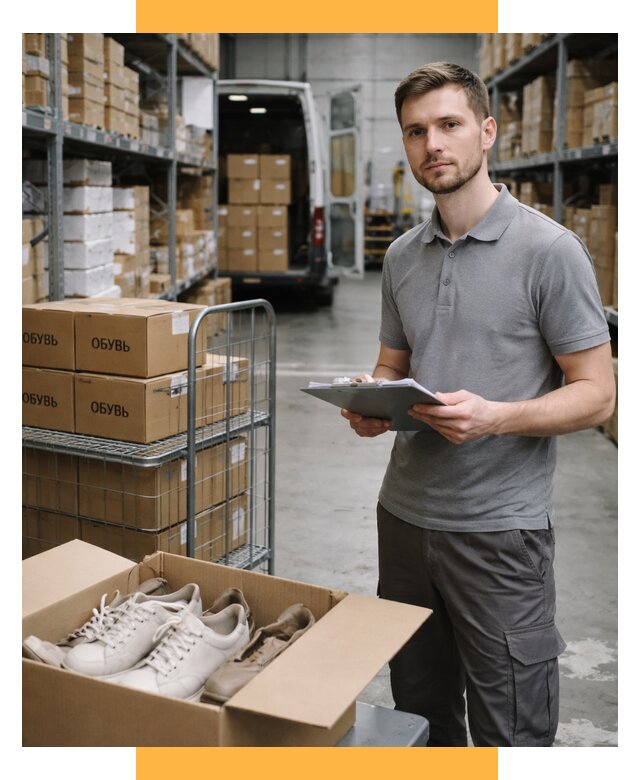 Доставка обуви из Китая и Турции от 4660 р. СетСервис-Мхч