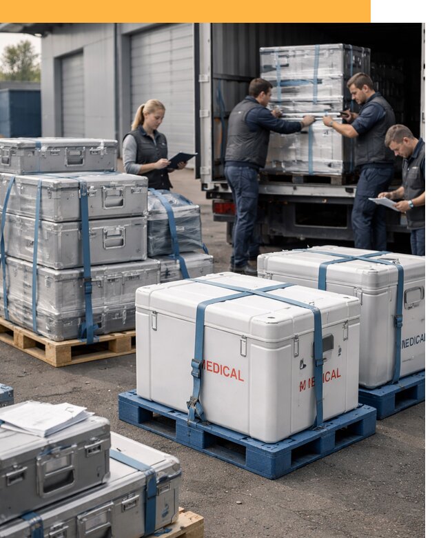 Перевозка медицинского оборудования по всему миру от 15533 руб