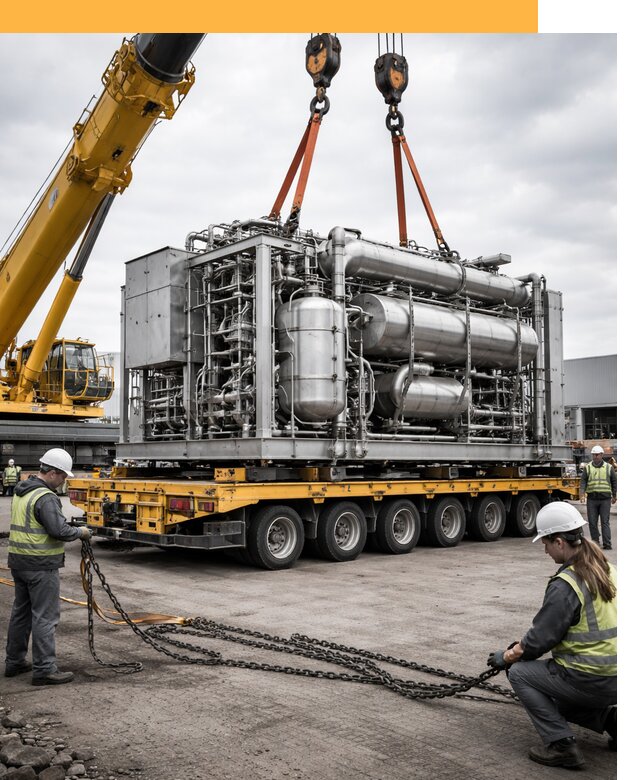 Перевозка тяжеловесных грузов по миру от 155325 руб