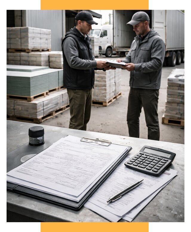 Таможенное оформление стройматериалов от 8802 р. | СетСервис-Мхч