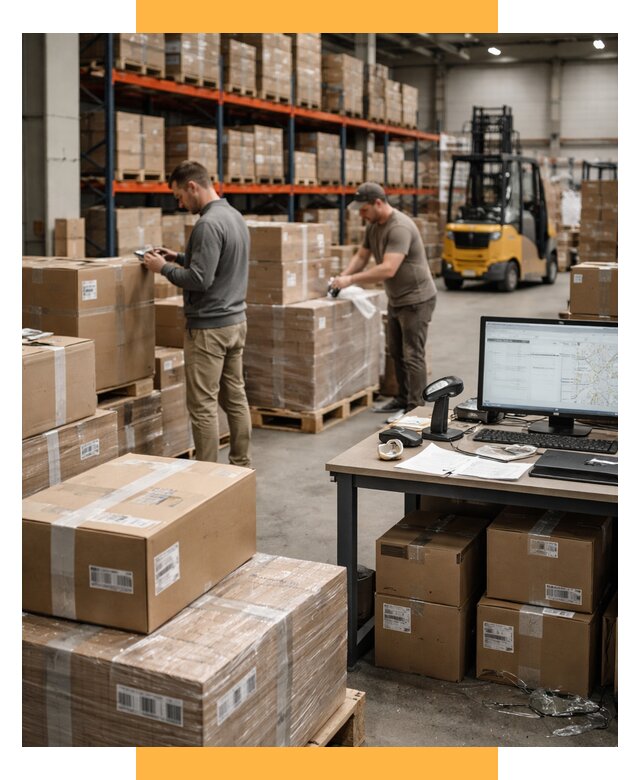 Склад консолидации в Европе от 6731 р., услуги СетСервис-Мхч